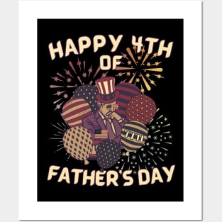 Retro Funny 4th of July Joe Biden Fathers Day Posters and Art